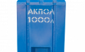 Прямоугольная пластиковая емкость 1000 литров синяя