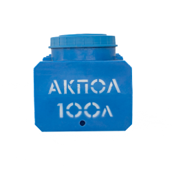 Прямоугольная пластиковая емкость 100 литров синяя Прямоугольная пластиковая емкость 100 литров синяя